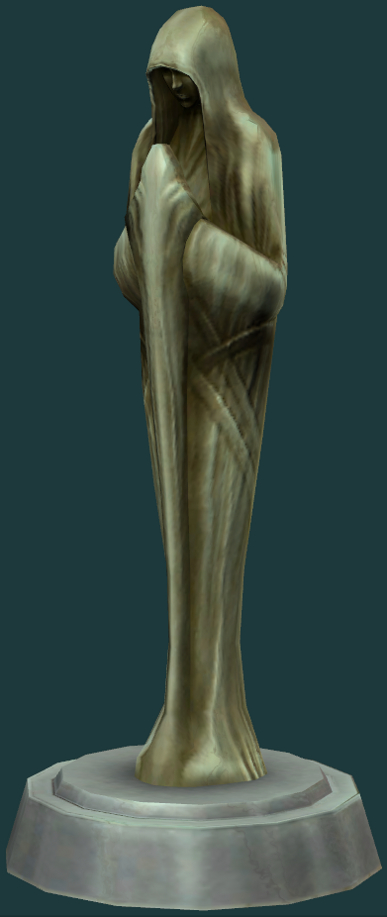 Statue of Sistros incorrectly identified as Braata in Star Wars Galaxies.