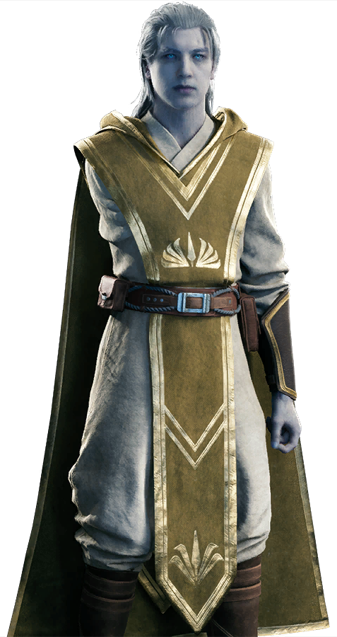 Dagan Gera, a High Republic-era Jedi who had been in suspended animation for centuries, was found and freed by Jedi Knight Cal Kestis.