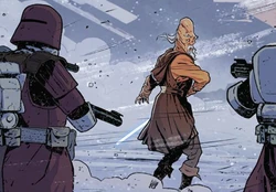Personnel of the 4th Sector Army included the Galactic Marines and their leader, Jedi General Ki-Adi-Mundi.