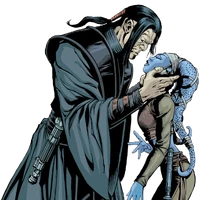 Volfe Karkko with his would-be consort, Aayla Secura.