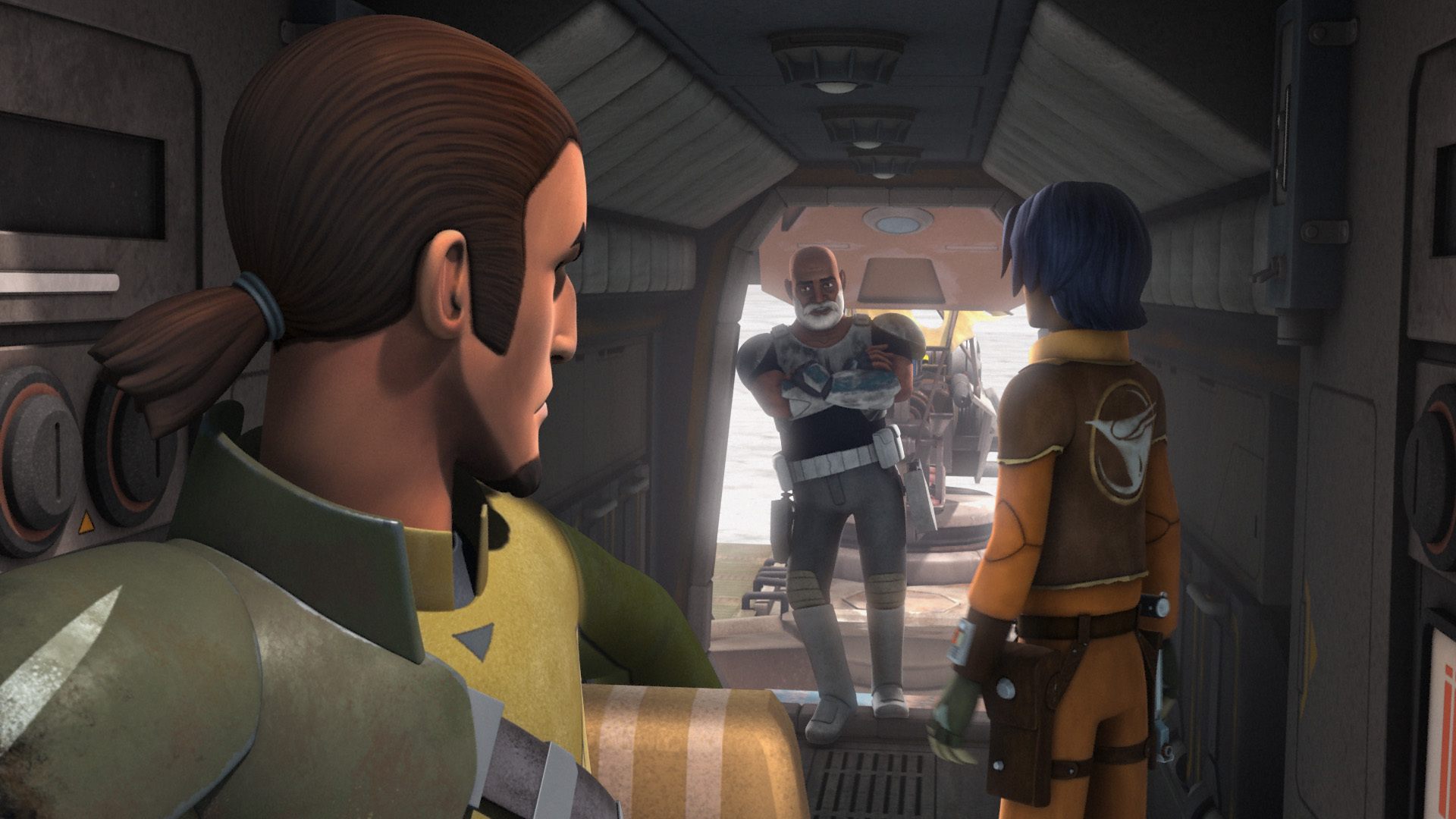 Rex tells a distrustful Jarrus that he didn't kill any Jedi.