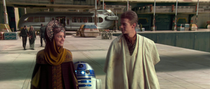 Anakin and Padme refugees