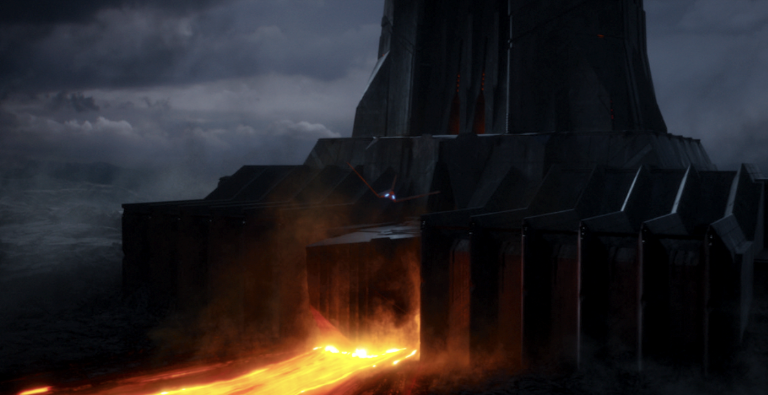 Darth Vader's Fortress on Mustafar