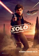 Han Solo UK character poster