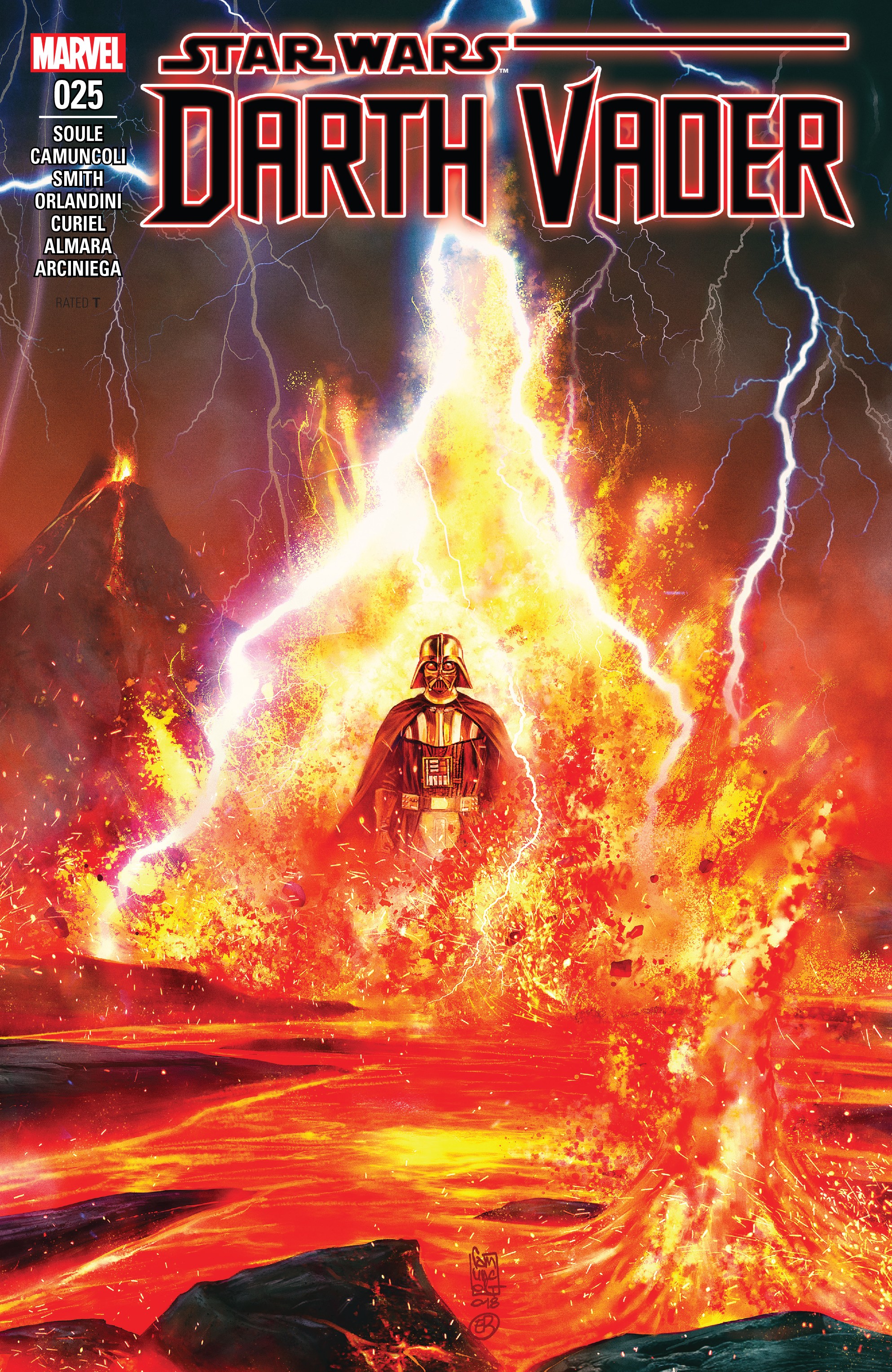 Darth Vader (2017) 25 appearance in Common Appearance