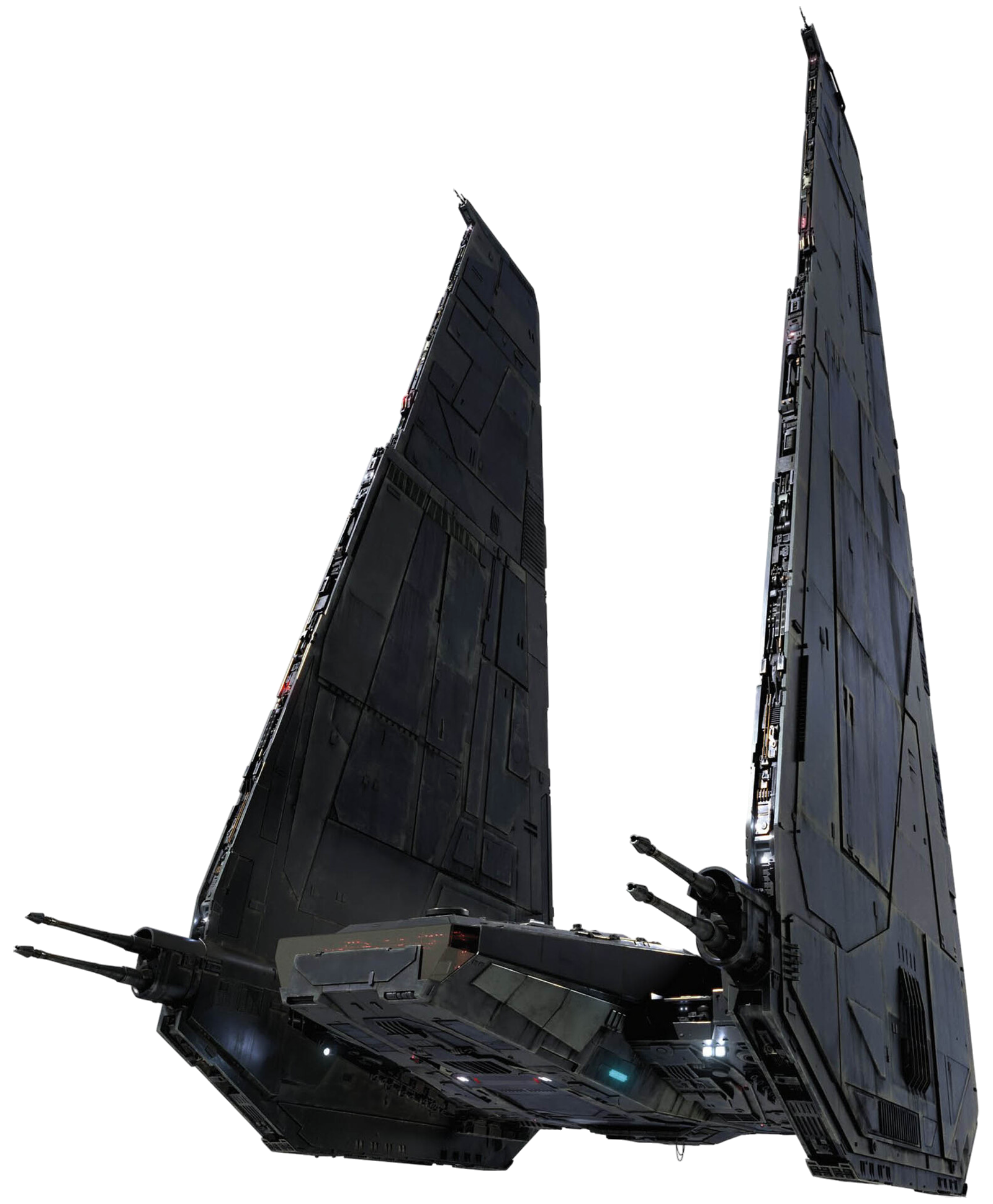 Kylo Ren's command shuttle appearance 