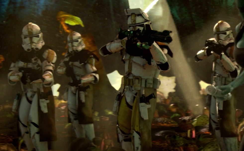 Marshal Commander Bly and his troops eliminate General Secura