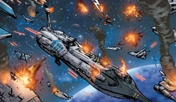 Battle over Ord Mantell