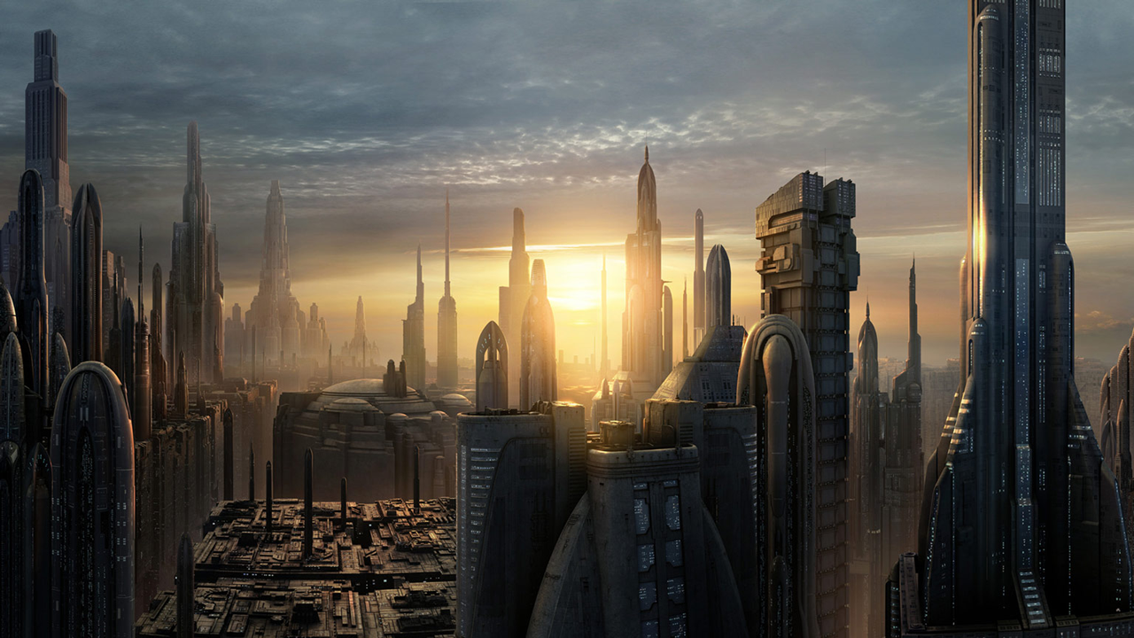 Kryndal and his two friends debated scenarios about the Alliance capturing Coruscant (pictured).