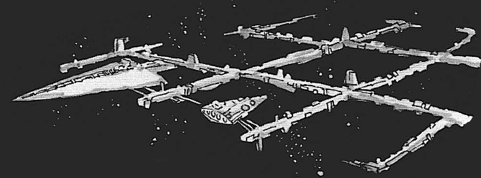 An Imperial orbital shipyard