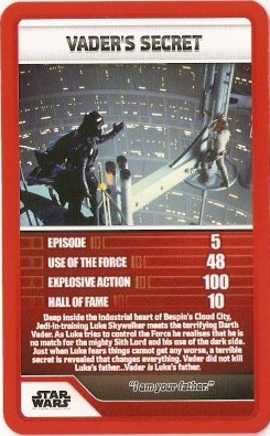 Top Trumps: Star Wars: Top 30 Moments appearance in Common Appearance