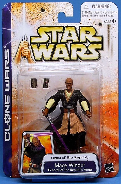 Windu Clone Wars action figure