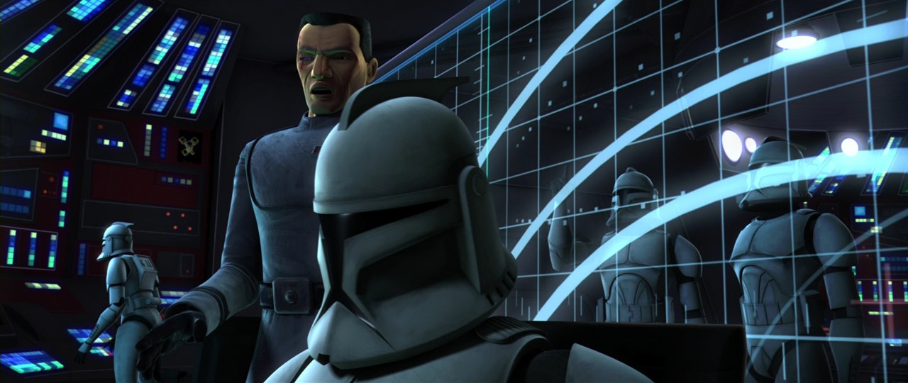 Wolffe giving orders