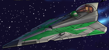 Keelyvine Reus's Delta-7B Aethersprite-class light interceptor appearance in Common Appearance