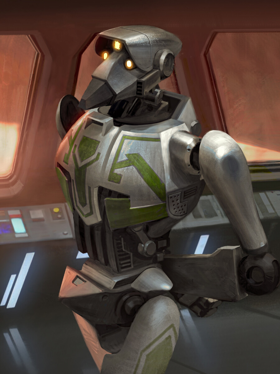 Super tactical droids were larger and more heavily armored.