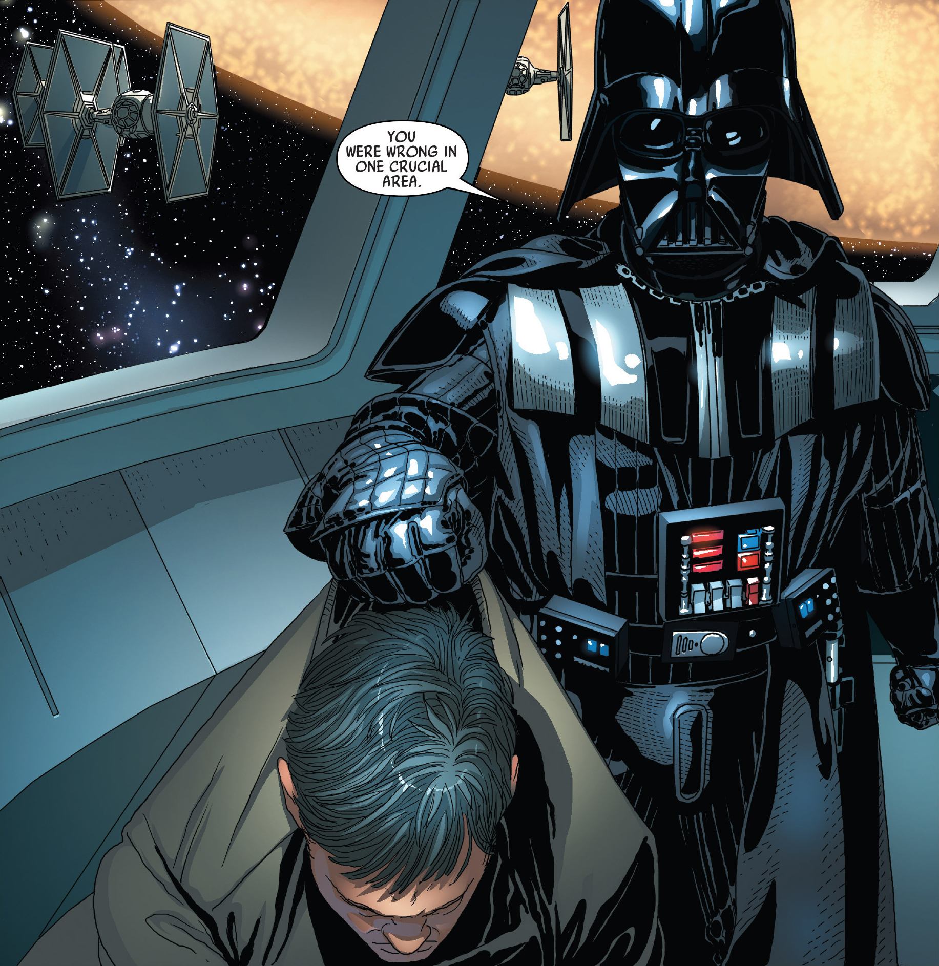 Oon-ai was killed by Darth Vader, who denounced him as a traitor to the Empire.