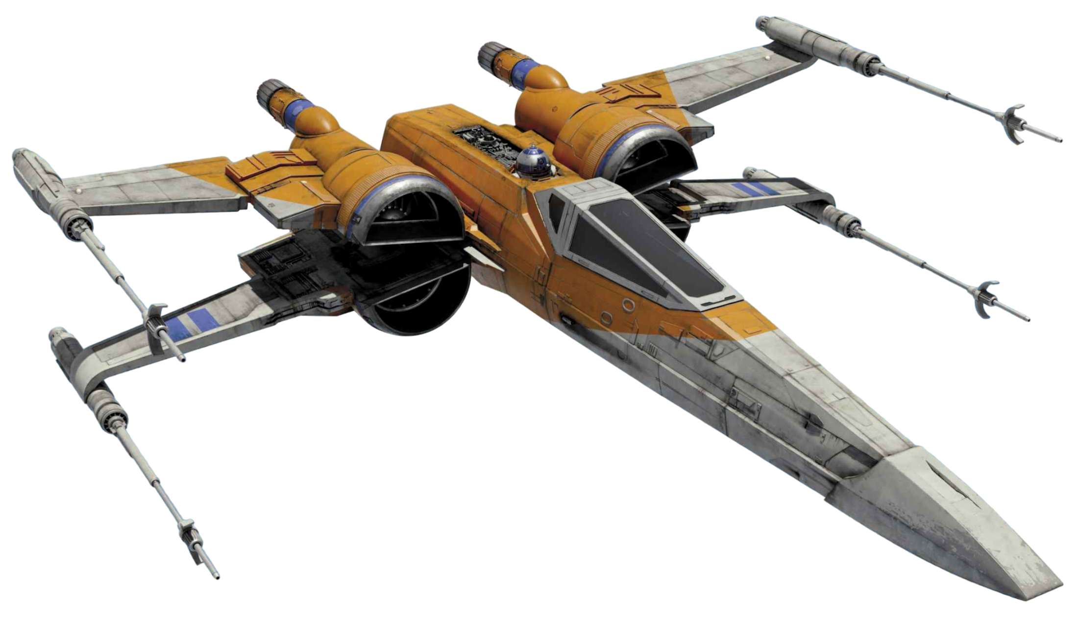 Poe Dameron's X-wing fighter appearance in Common Appearance