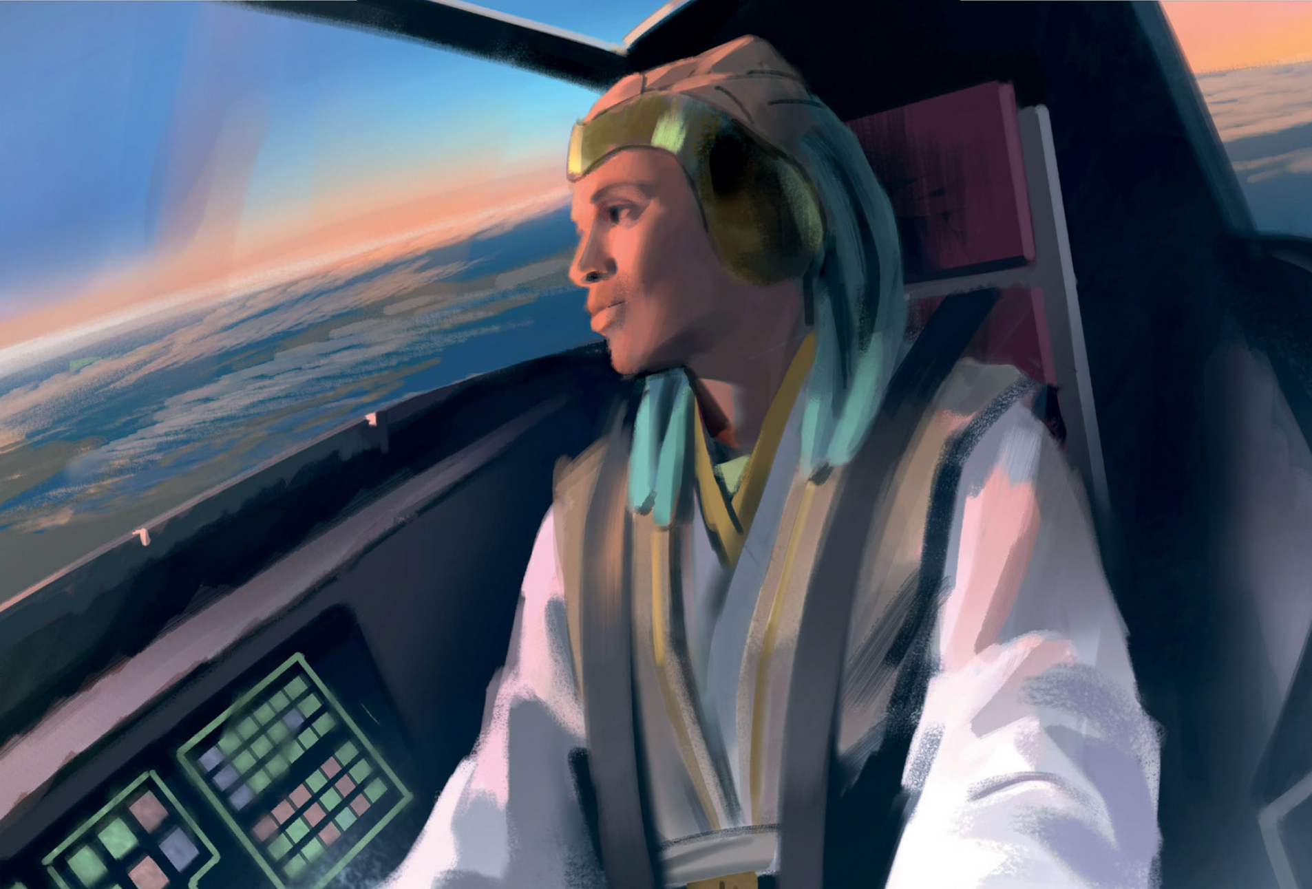 Stokes piloting a vector