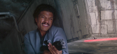 Lando covering fire