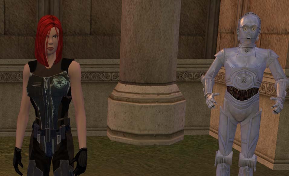 Kaythree with Mara Jade