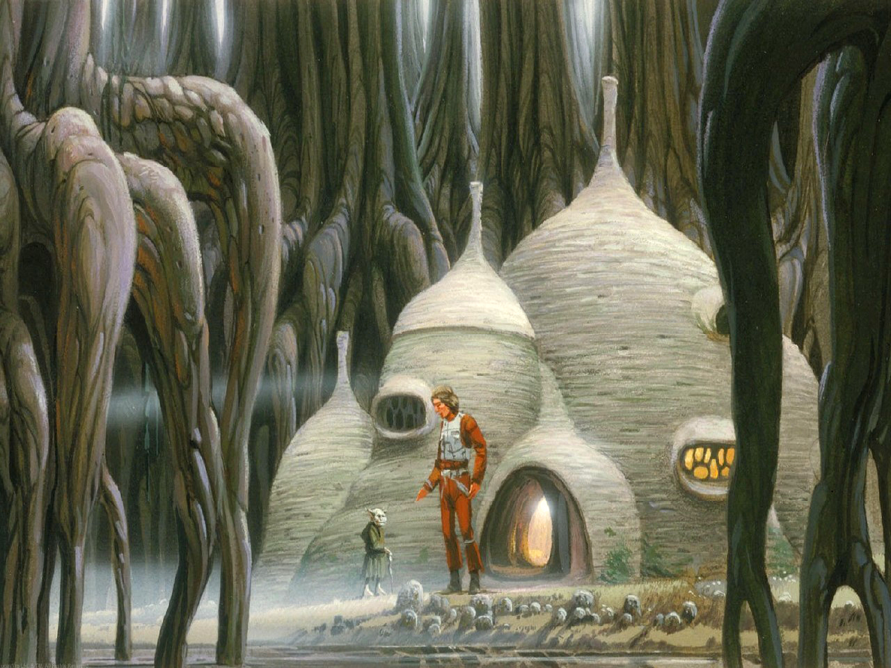 Concept art by Ralph McQuarrie.