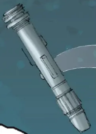 Soon Bayts's lightsaber which had an orange blade but later changed to blue