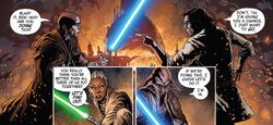 Tai confronts Ben Solo TRoKR1