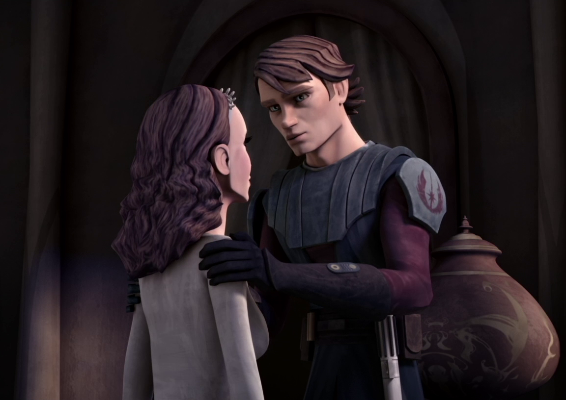 Skywalker, trying to ease his wife's mind