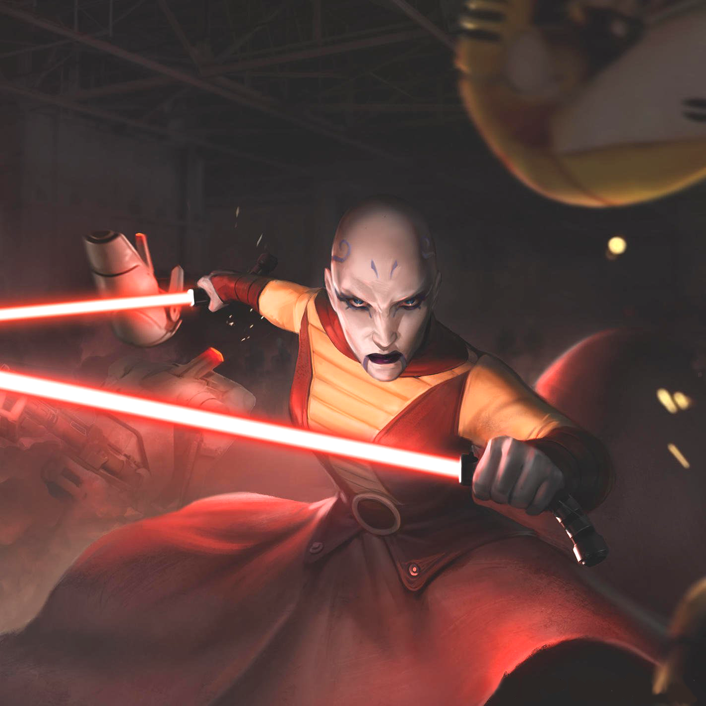 Ventress was exceptionally skilled with her blades.