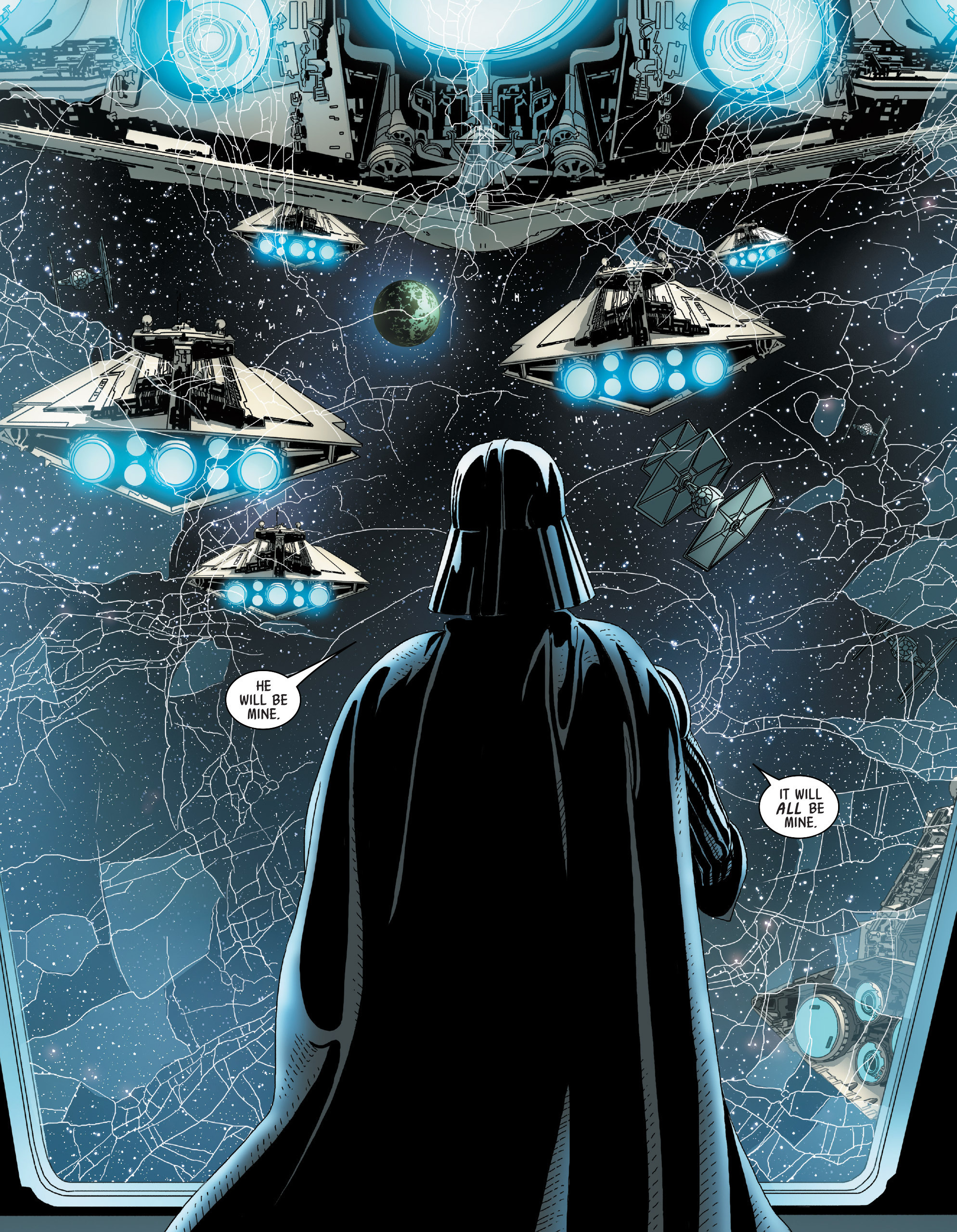 Several Victory-class Star Destroyers supported Darth Vader's Devastator.