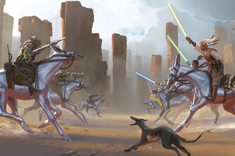 The Nihil and the Jedi utilized steelees during their clash on Elphrona.