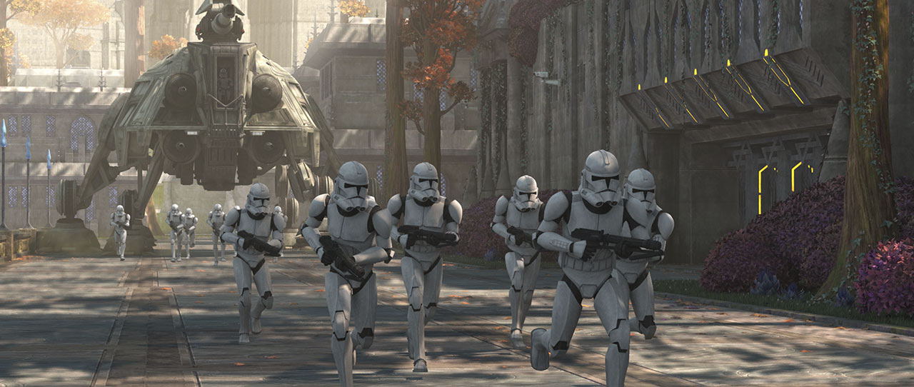 After the Clone Wars, clone troopers served in the Imperial Military during the early years of the Galactic Empire.