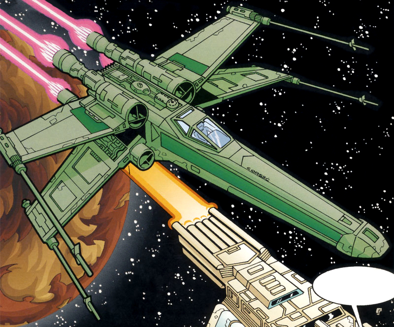 Horn's personal X-wing.