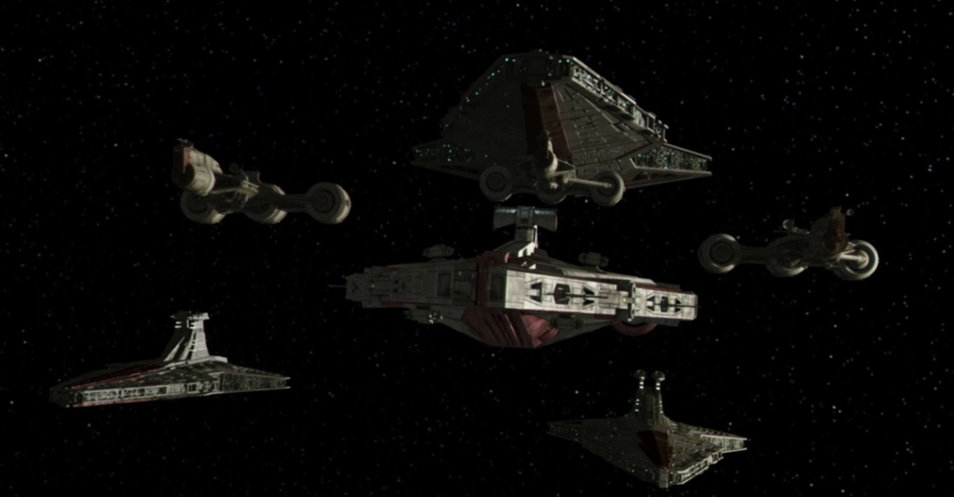 A Republic Navy task force assembled at Saleucami.