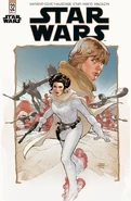 Variant cover exclusive to the German magazine Journal of the Whills #89 by Rachel Dodson and Terry Dodson as Star Wars #32
