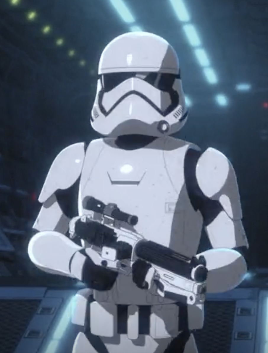 Unidentified First Order stormtrooper (Thunderer's hangar) appearance 