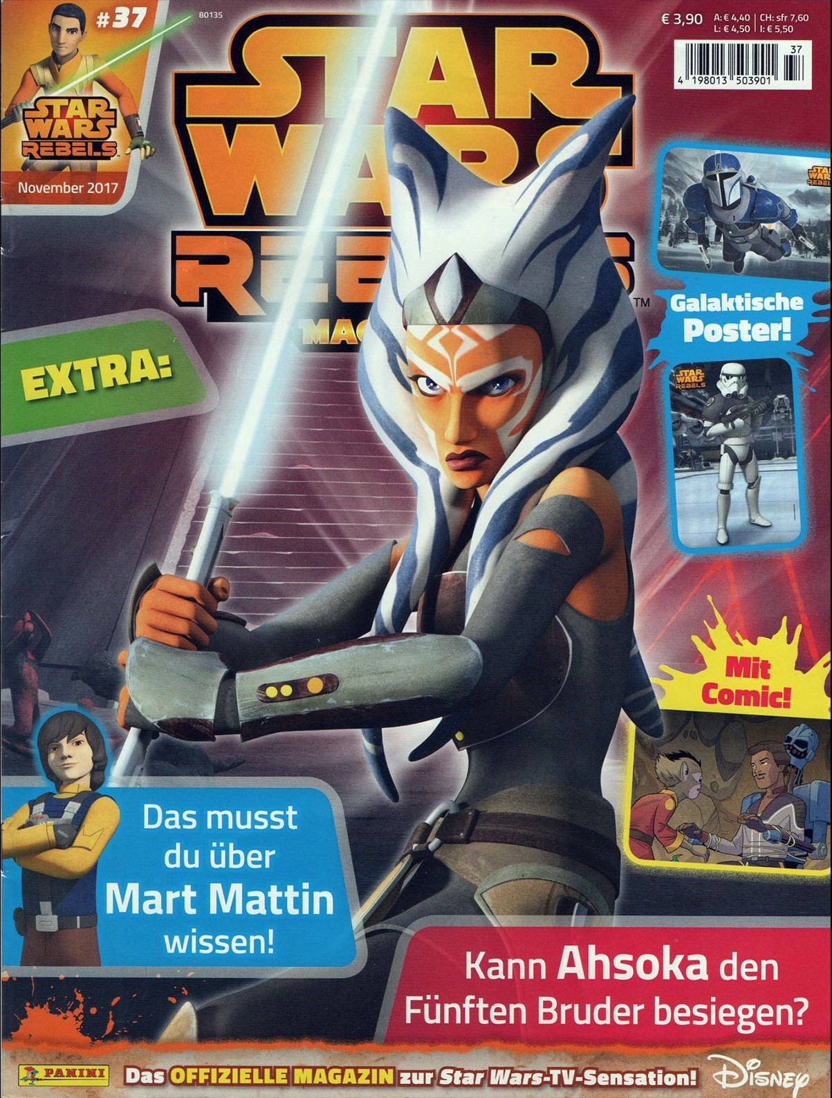 Star Wars Rebels Magazine 37 appearance in Common Appearance