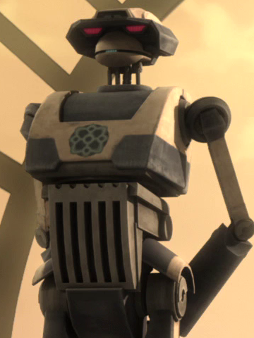 Unidentified T-series tactical droid  (Kiros) appearance in Common Appearance