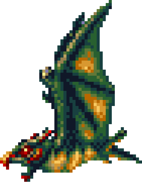 Winged lizard appearance 