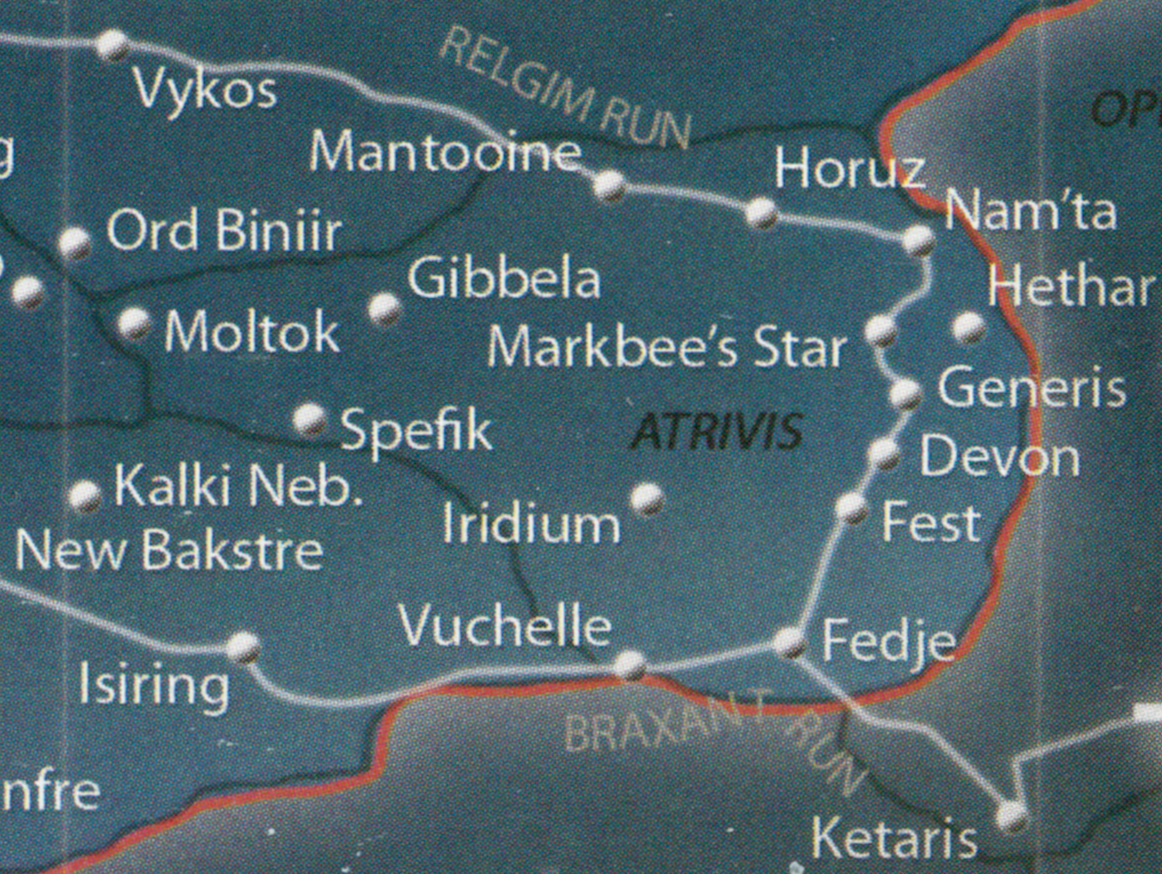 Vuchelle was situated in the Atrivis sector.