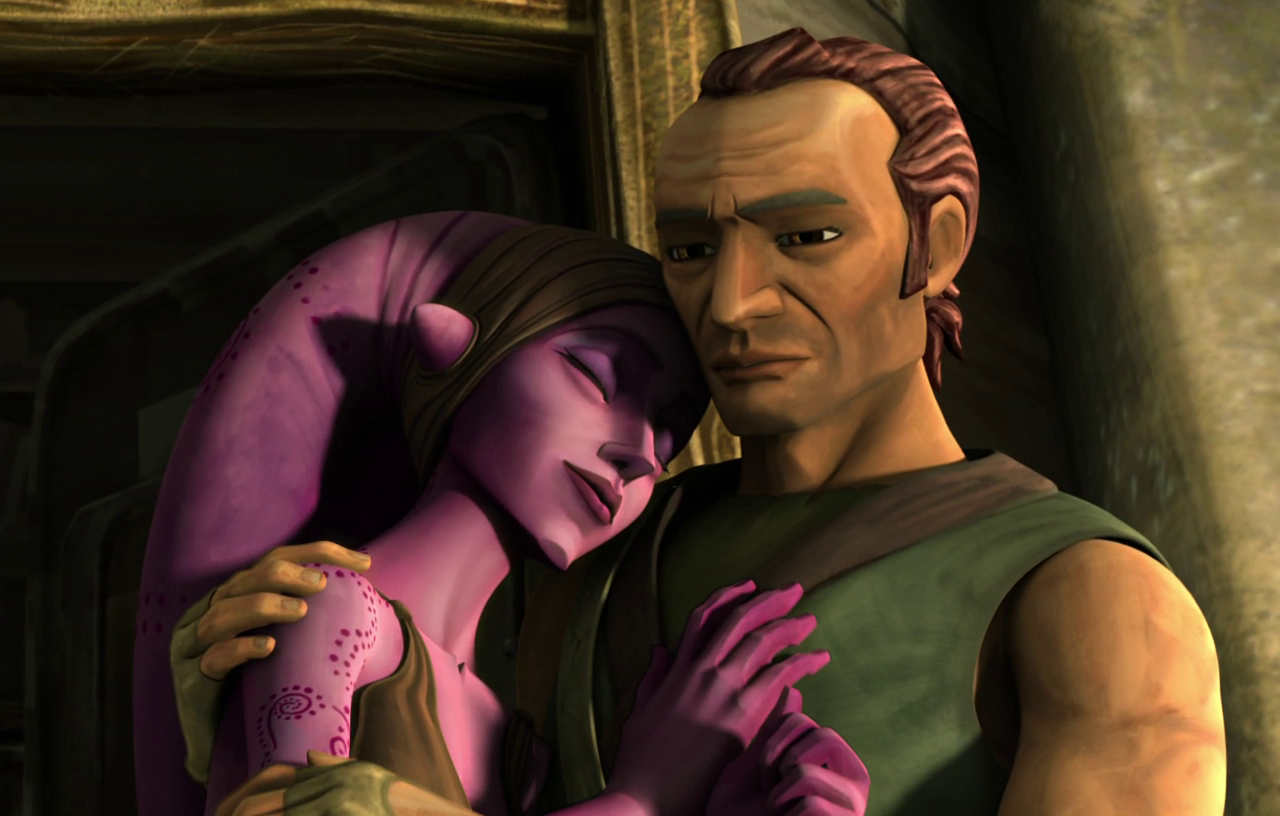 Suu Lawquane married a rogue clone trooper, who became the adoptive father of her children as "Cut Lawquane."