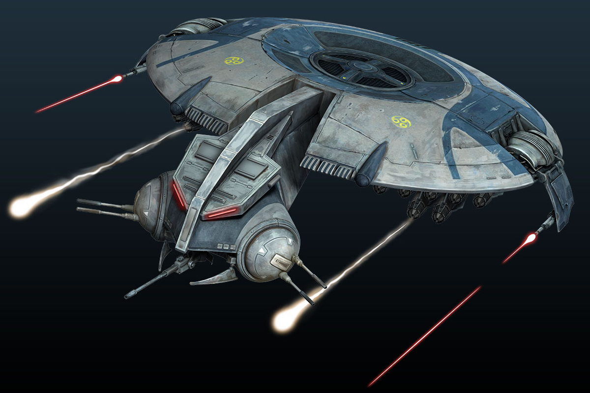 HMP droid gunship appearance in Common Appearance