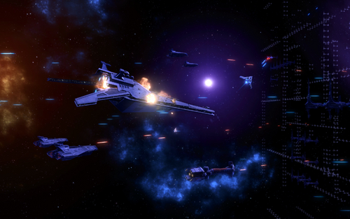 Eternal Fleet battle