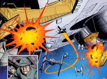  sacrifices himself and single-handedly destroys an .