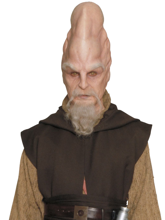 Poof had a friendly rapport with fellow Jedi Master Ki-Adi-Mundi (pictured).