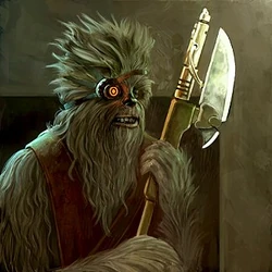 Snoova fled Kashyyyk under mysterious circumstances and became a mercenary and bounty hunter.