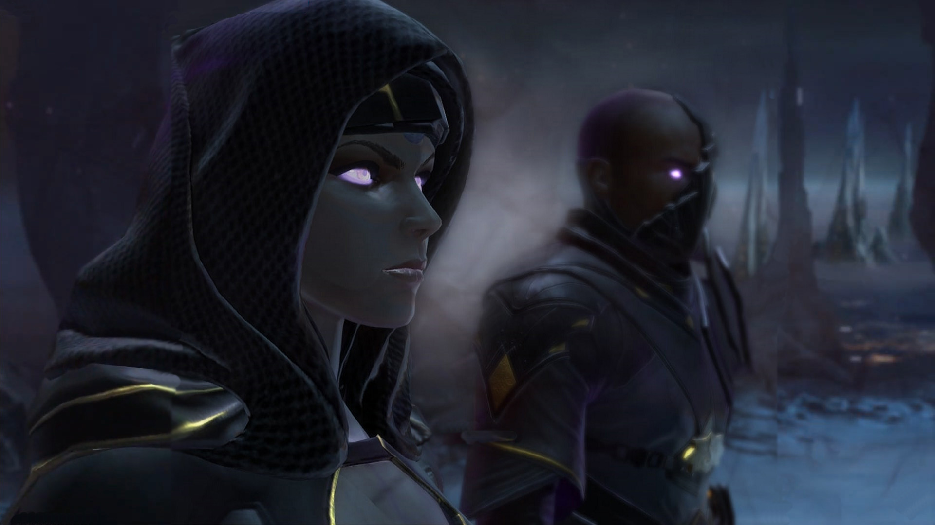 Spirits ov Vaylin and Arcann are controlled by Valkorion.