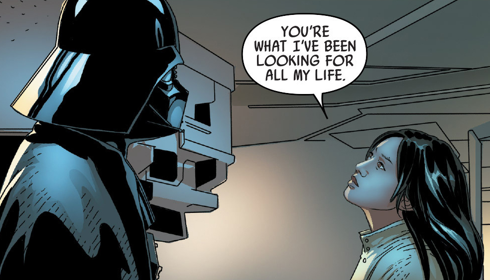 Aphra discovers Vader is what she has unknowingly been searching for.