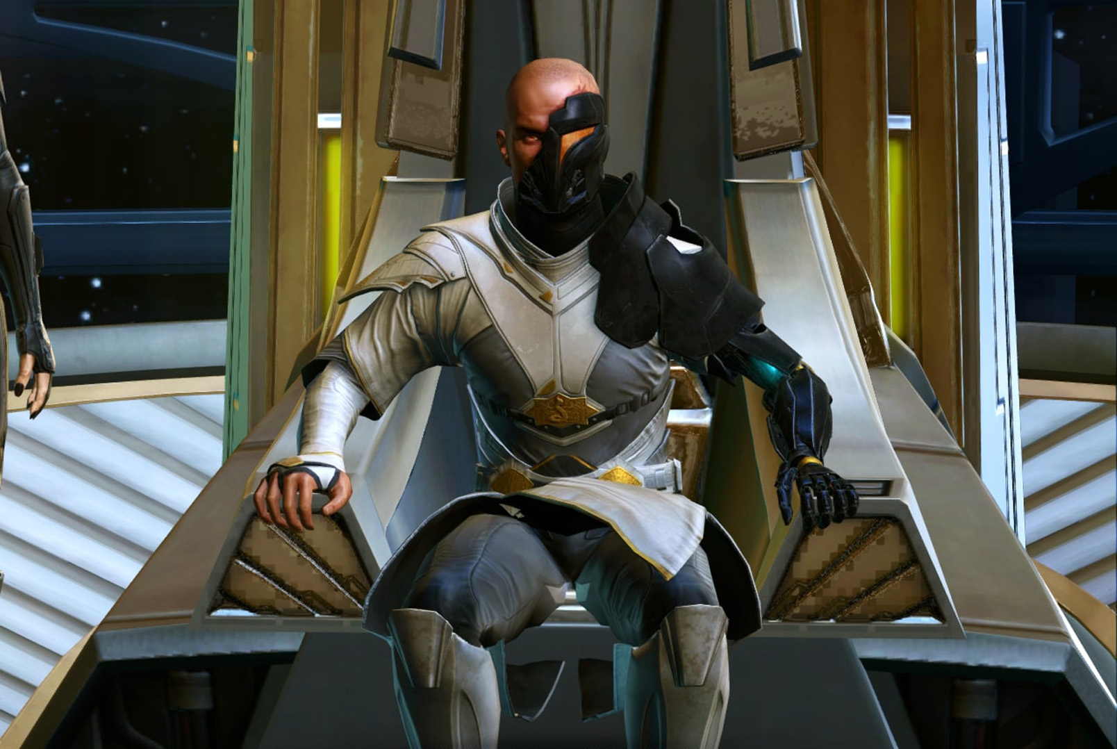 Emperor Arcann failed to incercept the Outlander on Darvannis.