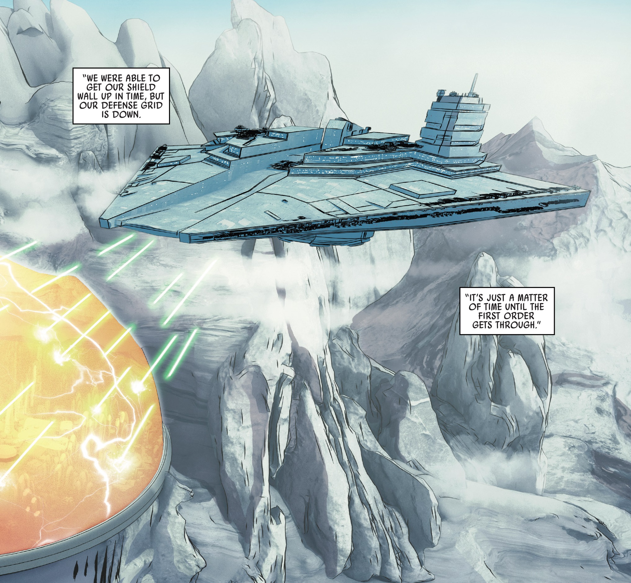 The First Order attacks Ikkrukk.